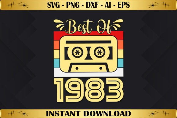 Best of 1983 Birthday Gifts Vintage: Graphics & T-Shirt Designs