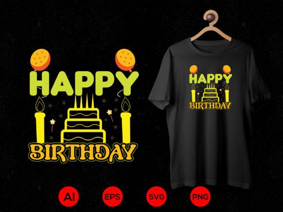 Birthday T-Shirt Design 01: Graphics for Crafters