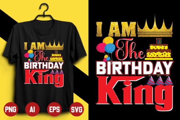 Birthday T-shirt Design -12: Graphics for Print Templates