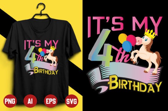 Birthday T-shirt Design -17 Graphics & Print Templates