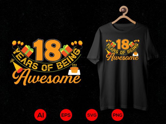Birthday T-shirt Design 21 Graphics & T-Shirt Designs Review