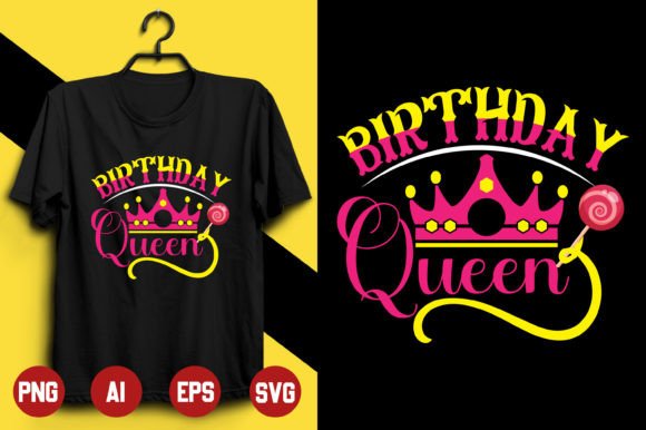 Birthday T-shirt Design -5: Graphics & Print Templates Review