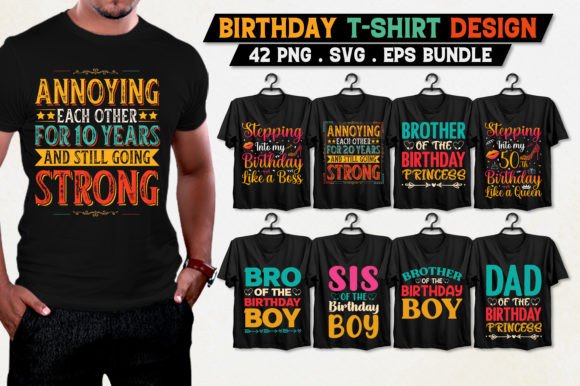 Birthday Vintage T-Shirt Design Bundle: A Designer's Review
